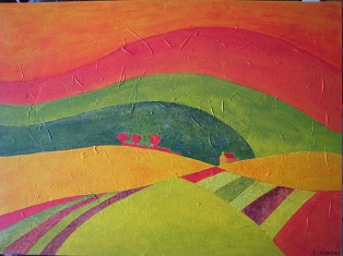 peinture de Josette Bude Laurent